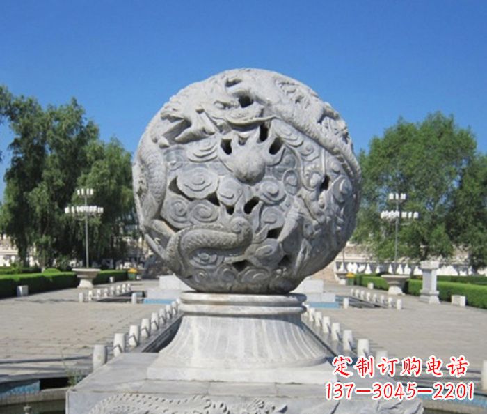 辽阳喷泉石雕塑,营造雅致公园景观