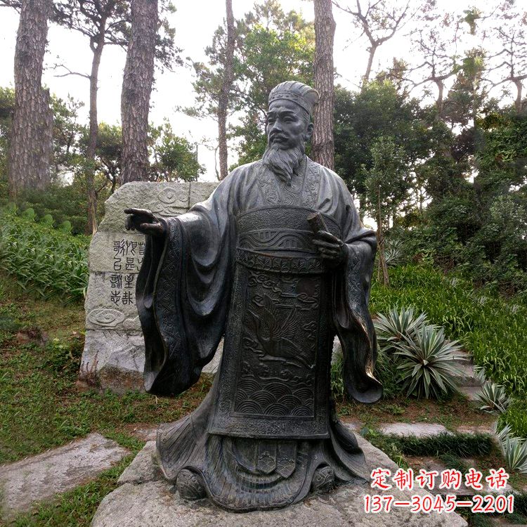 辽阳纪念蔡伦的艺术之作——铜雕像
