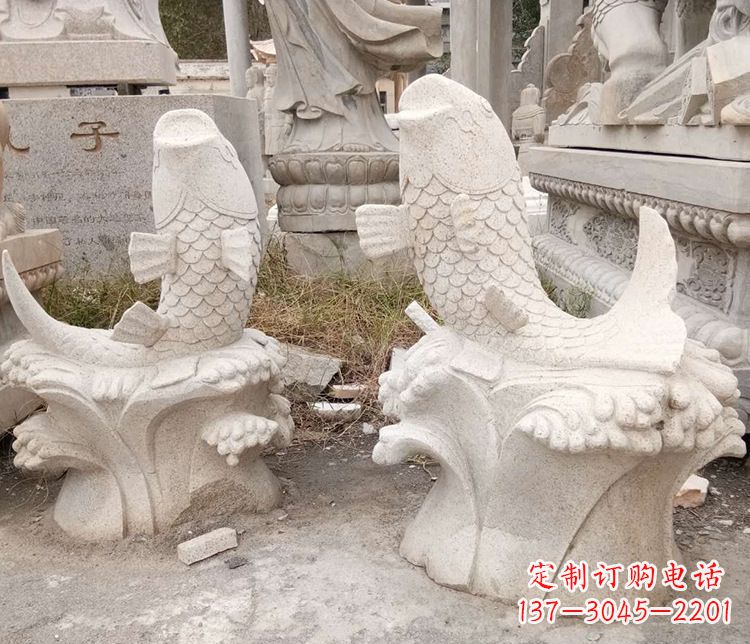 辽阳鲤鱼雕塑定制