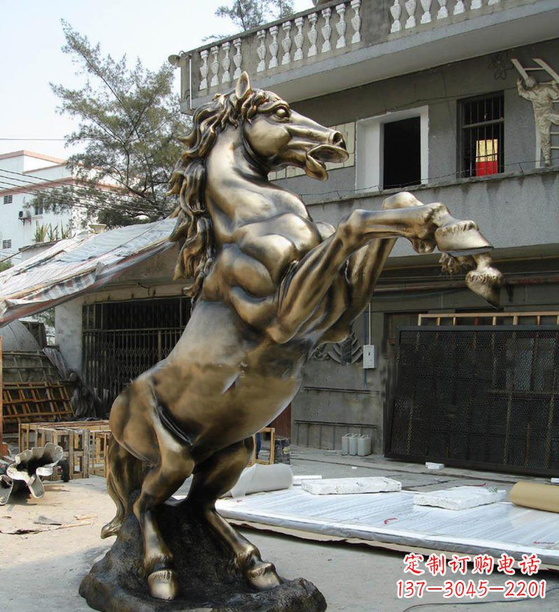辽阳公园动物铜雕