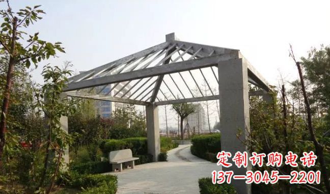 辽阳精美不锈钢凉亭雕塑