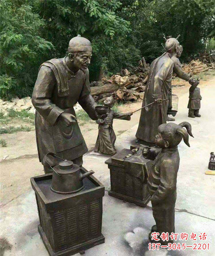辽阳精美可爱的小女孩铜雕