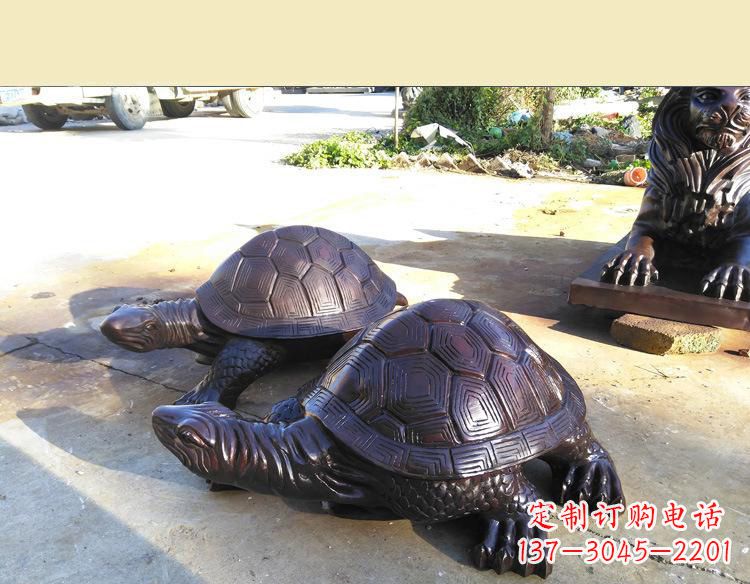 辽阳温情乌龟铜雕