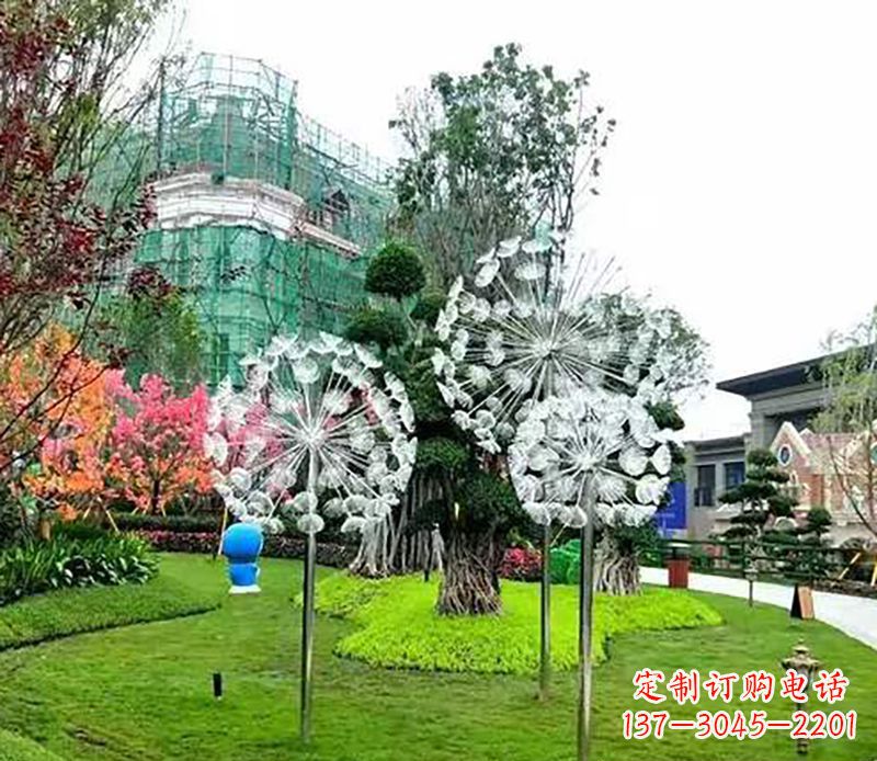 辽阳公园蒲公英雕塑