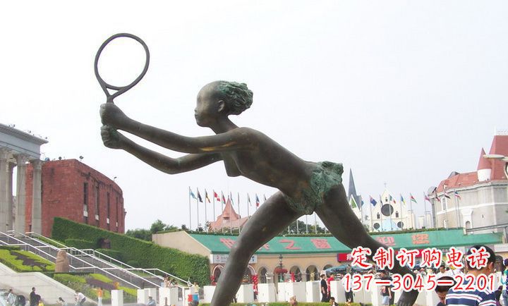 辽阳精致羽毛球铜雕