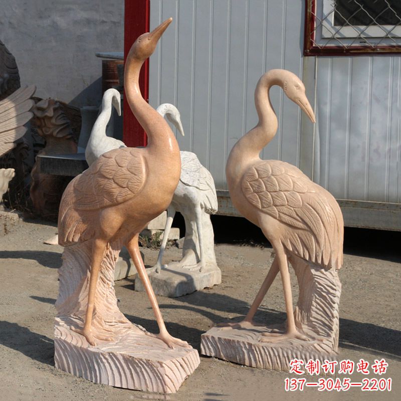 辽阳公园石雕仙鹤