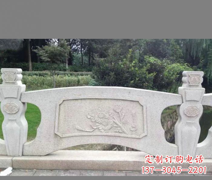 辽阳公园石栏板大理石雕塑 (3)