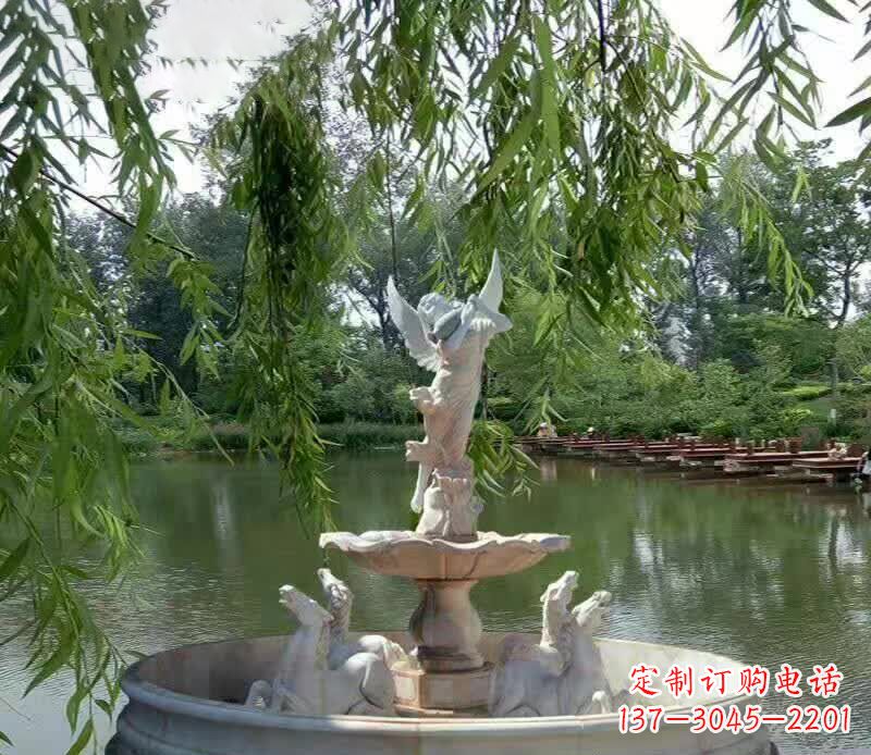 辽阳公园天使景观石雕