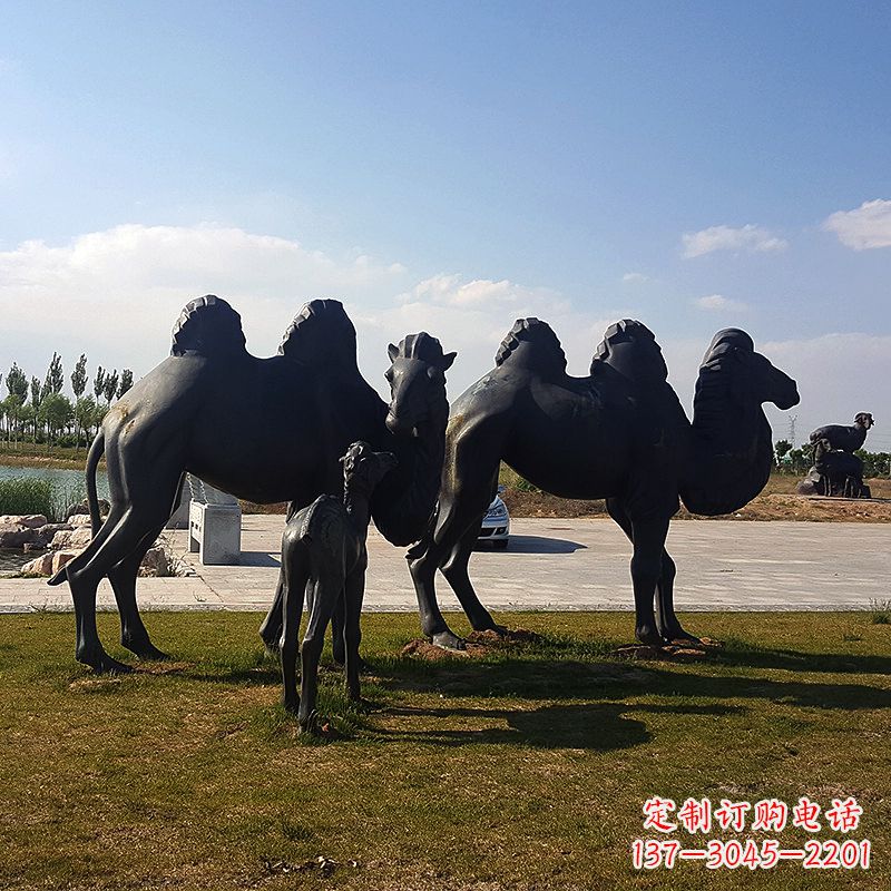 辽阳铜骆驼雕塑,精致景观装饰