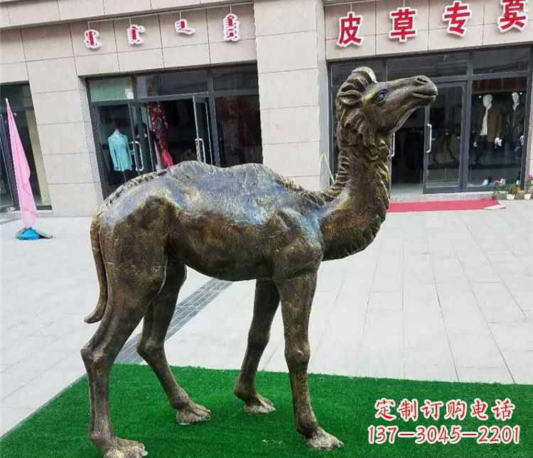 辽阳精美铜雕骆驼雕塑