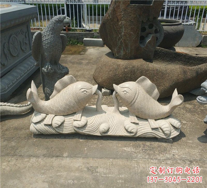 辽阳优质鲤鱼石雕