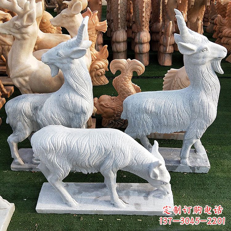 辽阳精美白玉石动物雕塑