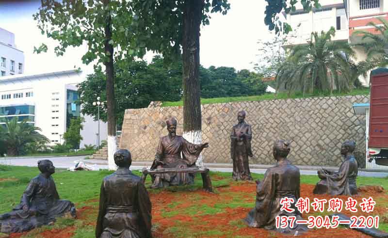 辽阳艺术经典朱熹铜雕雕塑