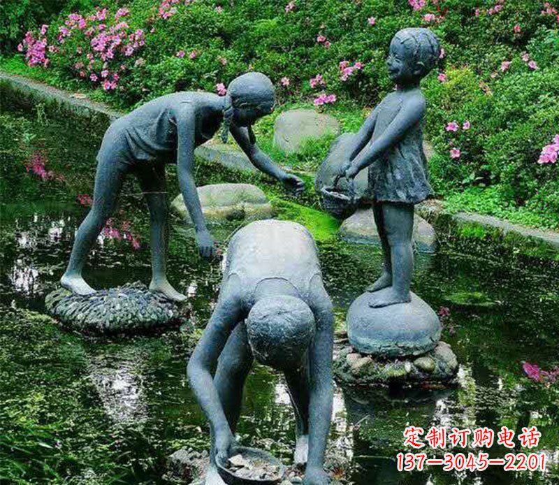 辽阳精美铜螃蟹雕塑