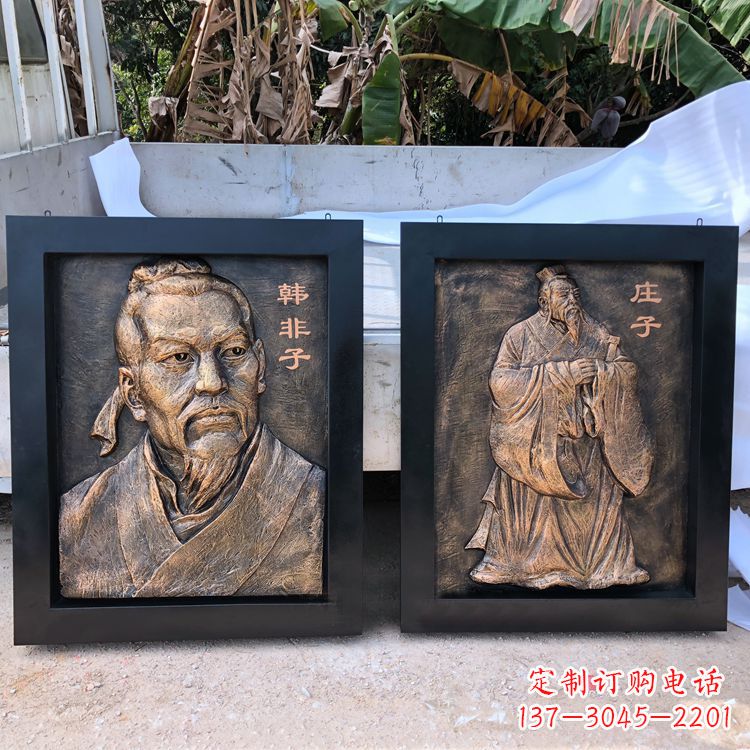 辽阳中领雕塑专业的古代历史名人头像雕塑定制