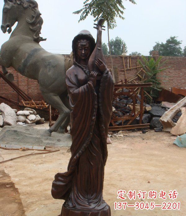 辽阳中领雕塑丝滑美女铜雕