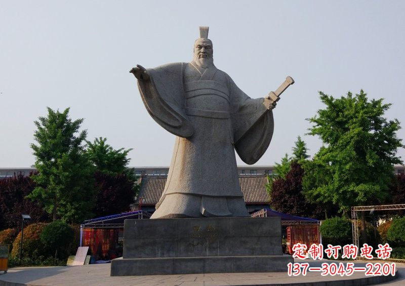 辽阳超越时空的名人雕塑