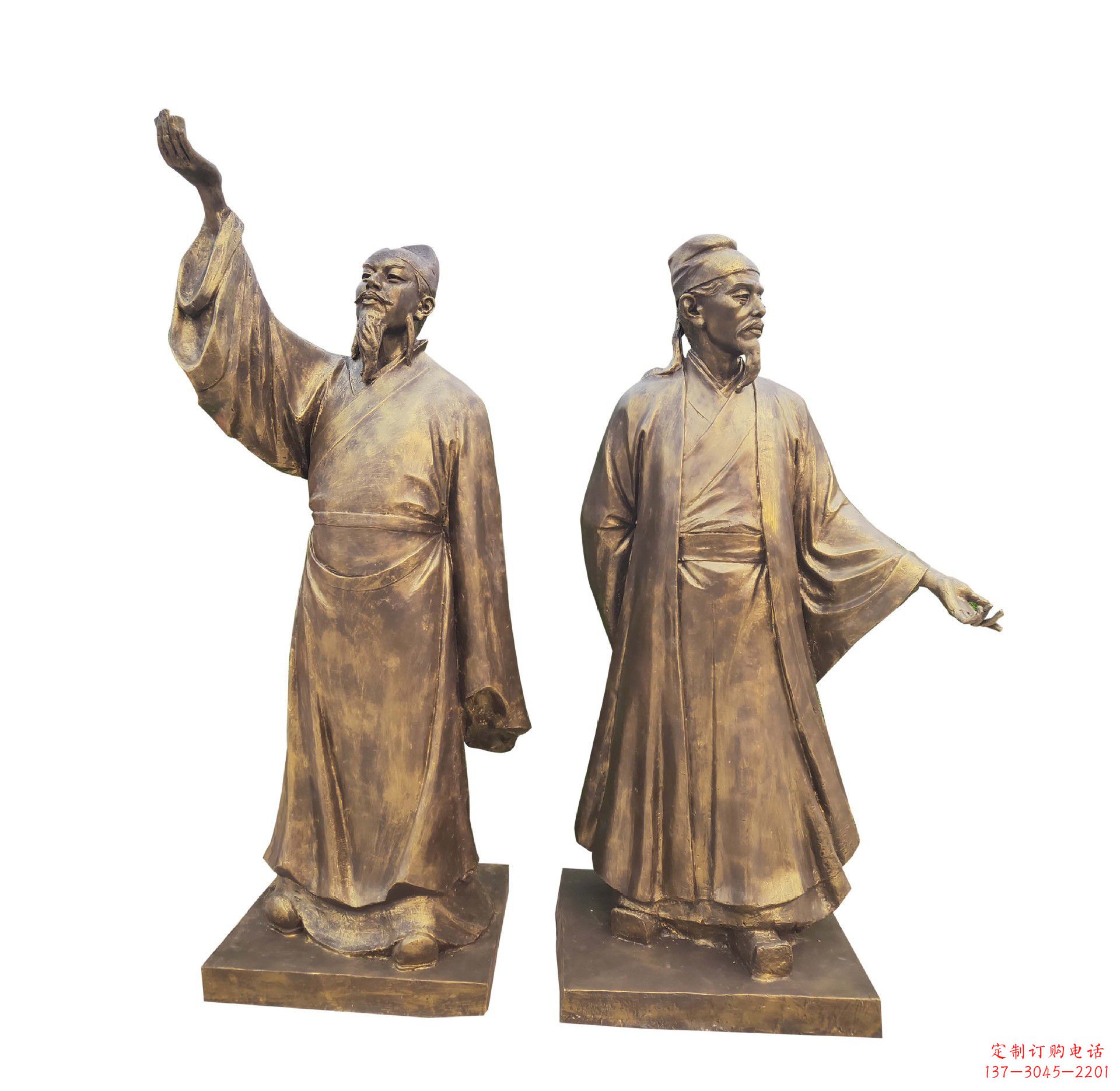 辽阳中领雕塑-传承古代文人雅士李白雕塑