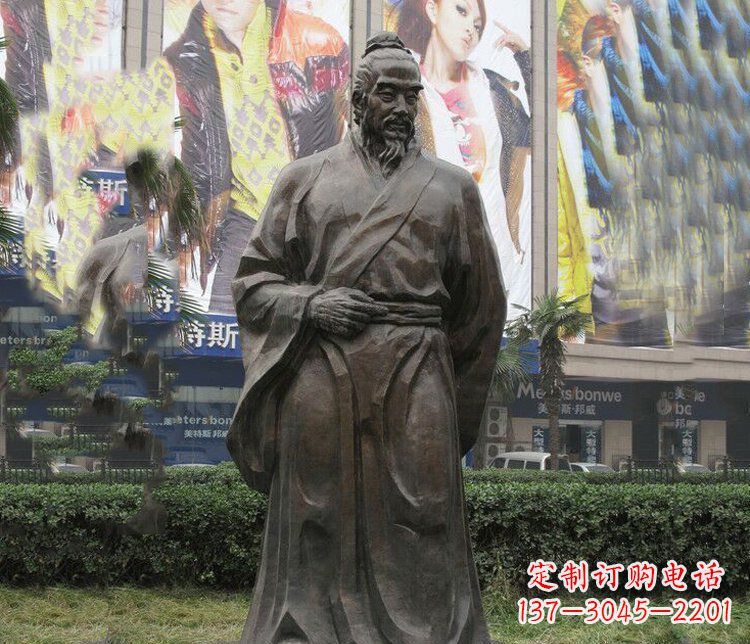 辽阳古代名人李时珍铜雕