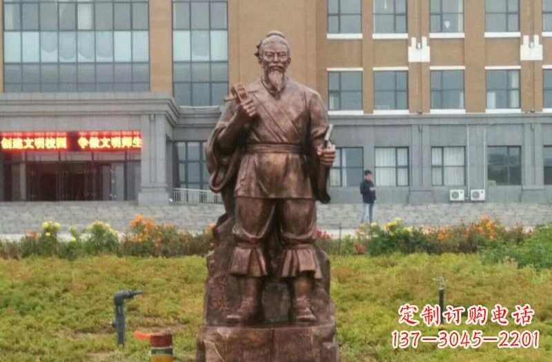 辽阳古代名人铜雕鲁班