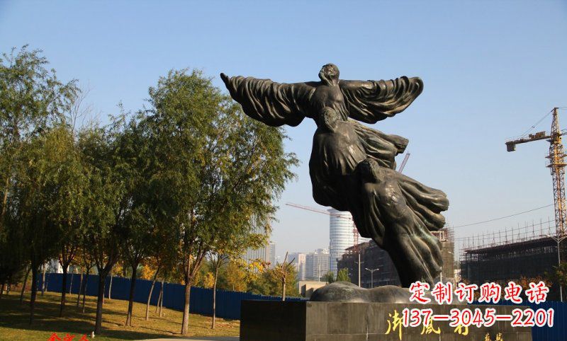 辽阳古代名人苏轼铜雕