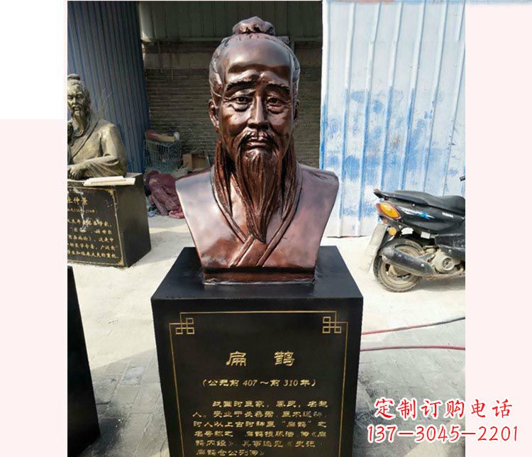 辽阳铸造古代名医扁鹊胸像,展现生命的传承之美