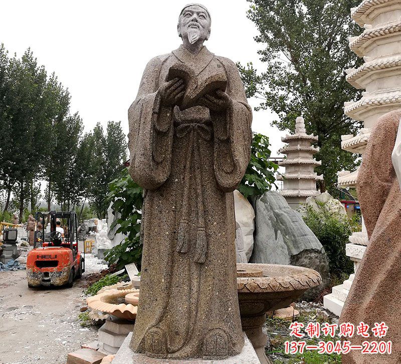 辽阳古代名医李时珍石雕