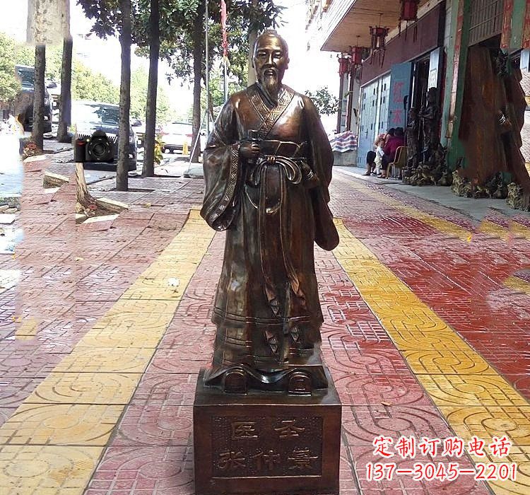 辽阳古代名医张仲景铜雕222