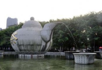 辽阳精致雕塑茶壶石雕