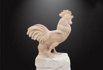 辽阳公园动物公鸡石雕
