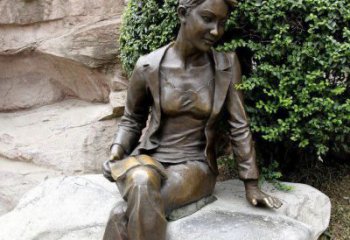 辽阳中领雕塑精美 静谧 的女人铜雕
