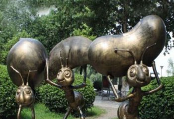 辽阳雕刻精灵——蚂蚁铜雕