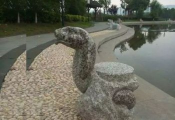 辽阳中领雕塑-十二生肖蛇石雕