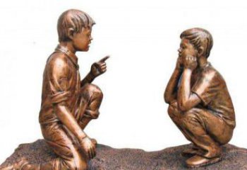 辽阳专业定制小品铜雕-尊贵的雕塑男孩