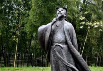 辽阳诞生于中国古代传奇的雕塑——王羲之铸铜雕塑