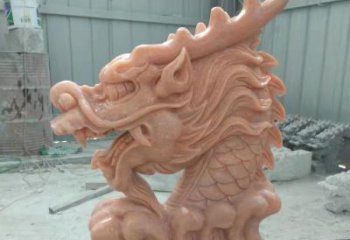 辽阳具有传统工艺特色的公园喷泉龙头石雕
