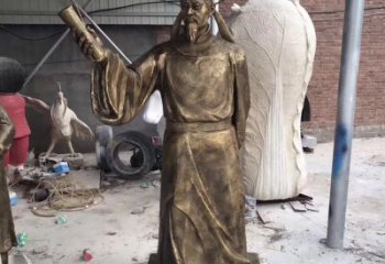 辽阳龙韵铜雕——歌颂古代大文豪李白