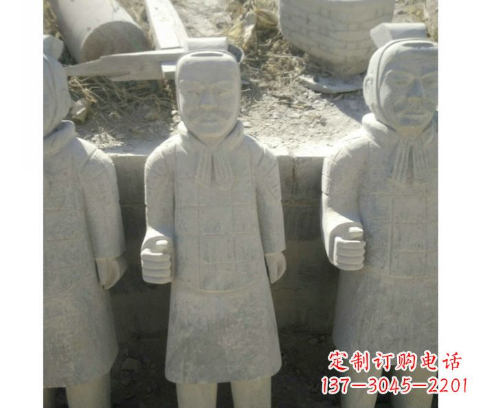 辽阳欣赏秦帝国历史,精美的兵马俑雕塑
