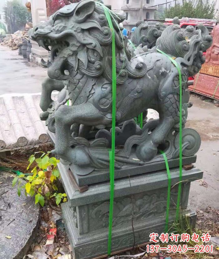 辽阳麒麟之美——灵动古典古朴的古代神兽石雕