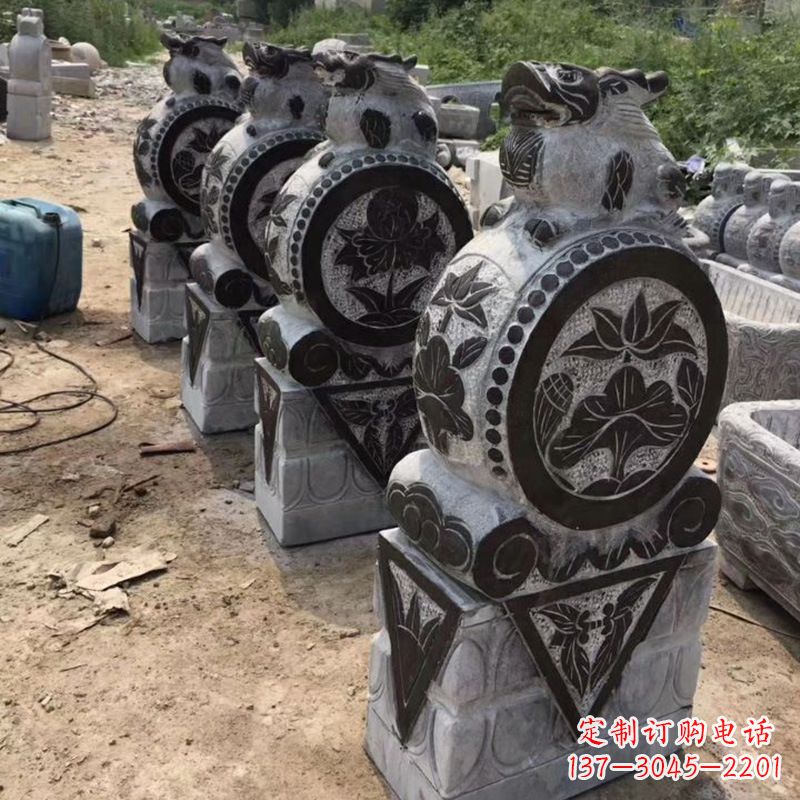 辽阳定制古典门墩雕塑,展现古典文化精髓