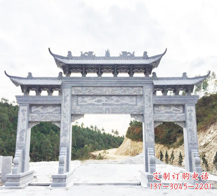 辽阳中领雕塑精美牌坊雕塑