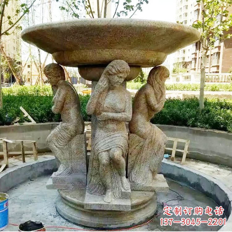 辽阳古典石雕喷泉精美雕塑