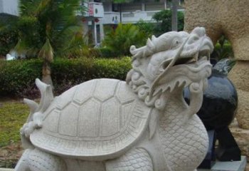 辽阳中领雕塑：古典神兽龙龟石雕精神的传承