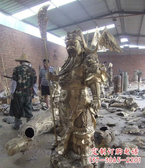 辽阳关公铜雕:传承中国传统文化