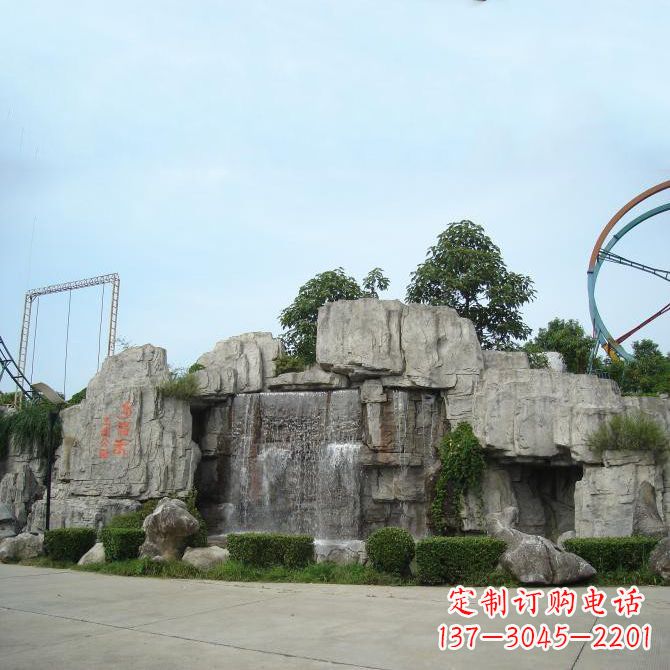 辽阳中领雕塑专业定制GRC塑石假山雕塑
