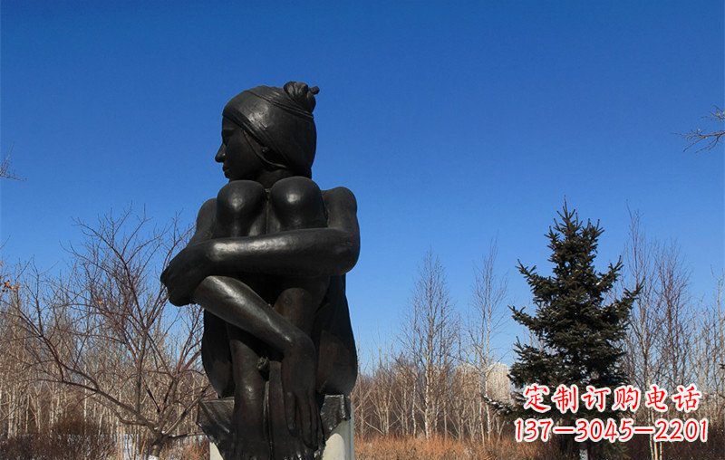 辽阳浪漫优雅的女孩铜雕