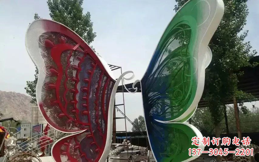 辽阳精美不锈钢蝴蝶雕塑