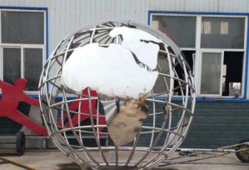 辽阳中领雕塑制作专业不锈钢地球仪景观雕塑