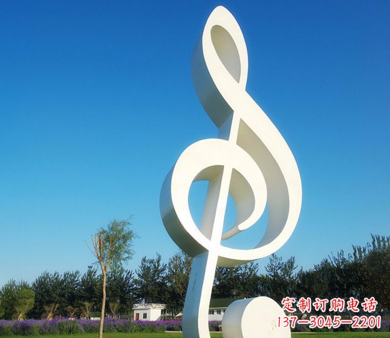 辽阳不锈钢音符雕塑,把音乐之美立起来