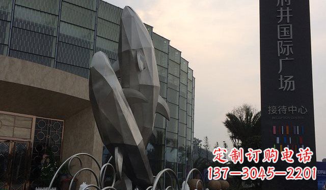 辽阳品质超凡的不锈钢海豚雕塑